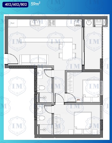 Planta -  - Coelho Imóveis
